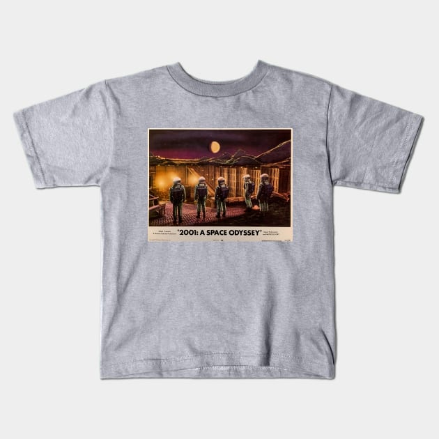 2001: A Space Odyssey Lobby Card #1 Kids T-Shirt by MovieFunTime